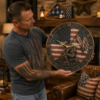 PatriotSpirit – Reloj de pared conmemorativo