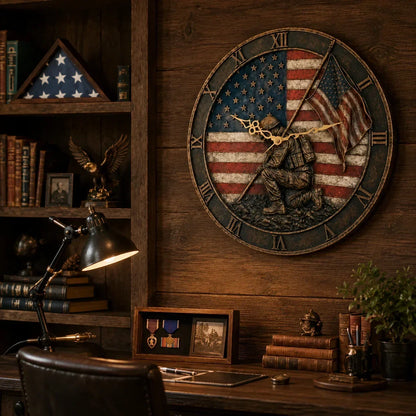 PatriotSpirit – Reloj de pared conmemorativo
