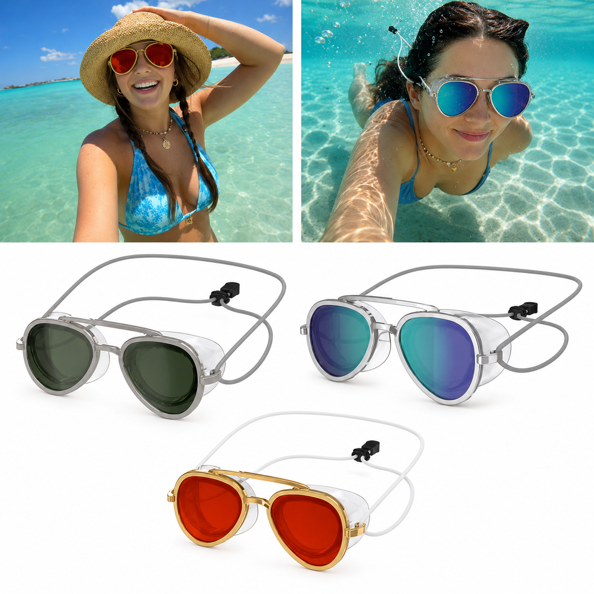 WaveGuard – Gafas de natación con protección UV