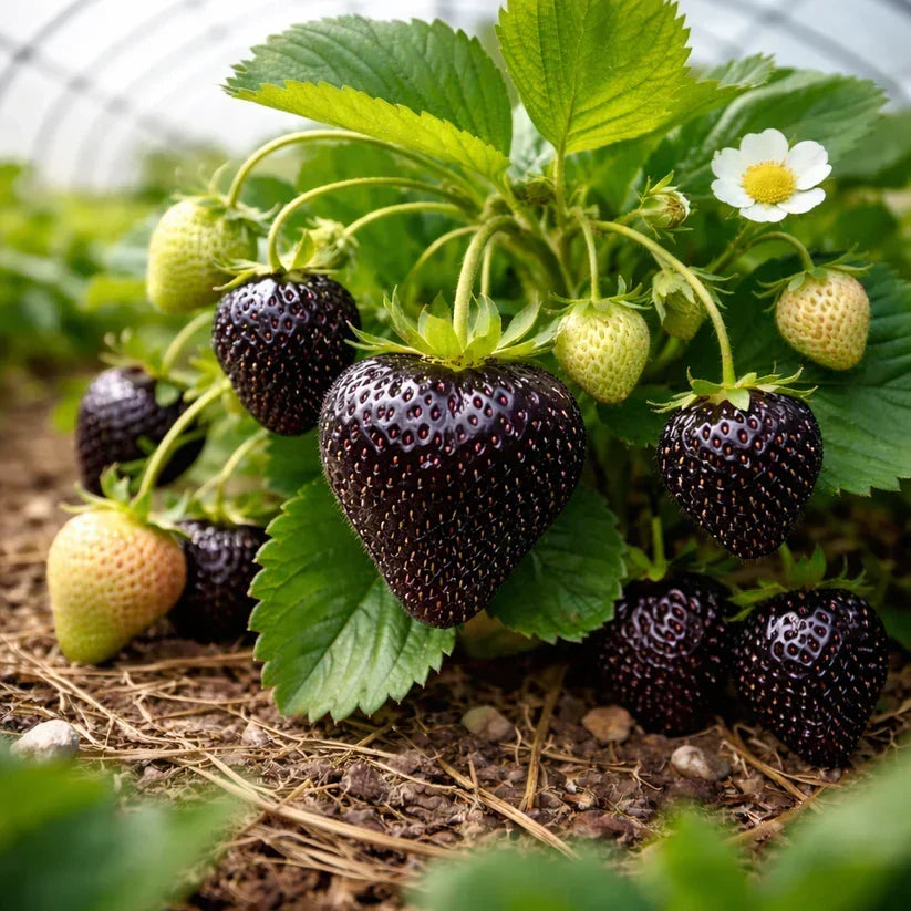 GardenCore – Seltene schwarze Erdbeersamen
