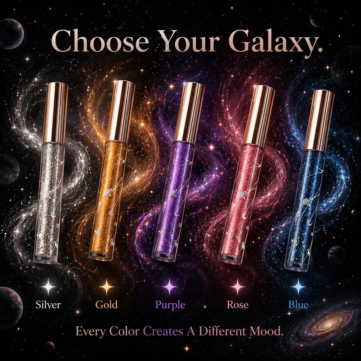 SparkleLash – Colección de Máscara de Pestañas con Brillo