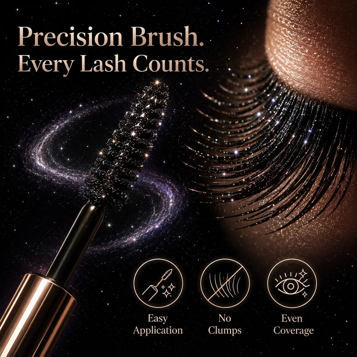 SparkleLash – Colección de Máscara de Pestañas con Brillo
