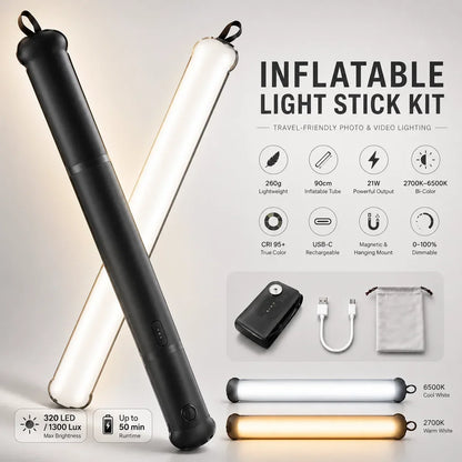 GlowAir – Barra inflable con luz LED