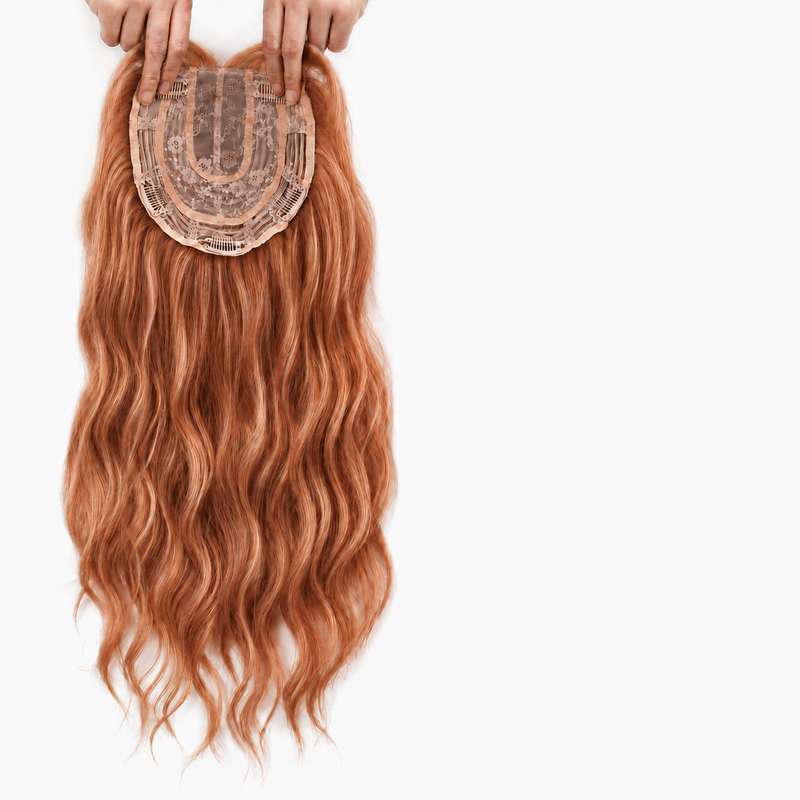 VolumeGrace – Nahtlose wellige Haar-Topper-Extension