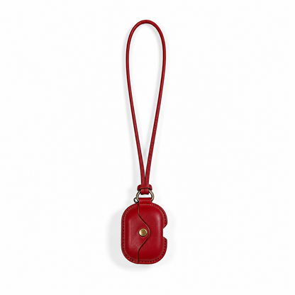 LuxeShield – Funda protectora de cuero genuino premium para AirPods
