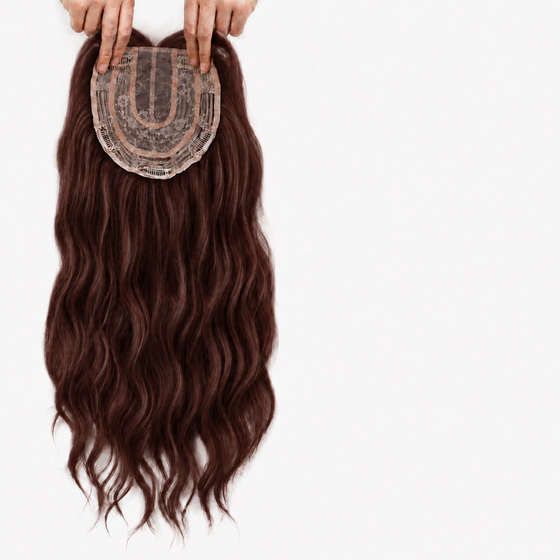 VolumeGrace – Nahtlose wellige Haar-Topper-Extension