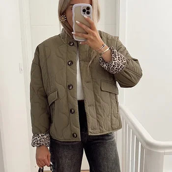 Chaqueta de leopardo para mujer | ALEVITA