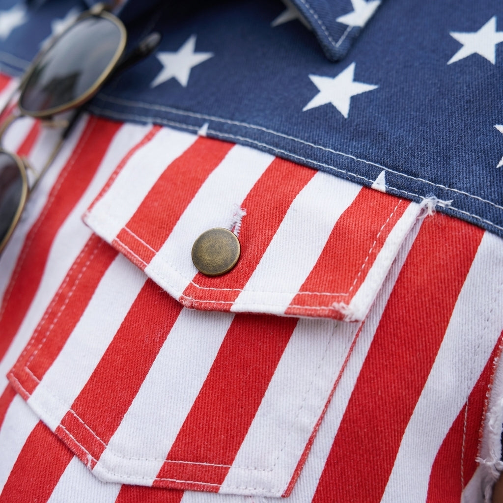LibertyVest – Chaleco patriótico con la bandera estadounidense