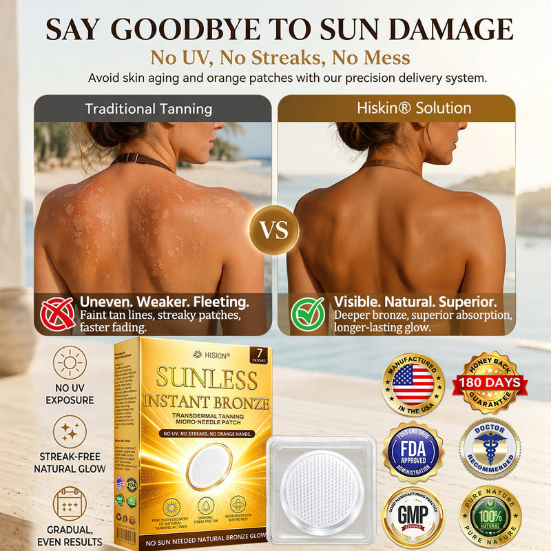 GlowNeedle – Parche de microneedles autobronceador sin sol instantáneo