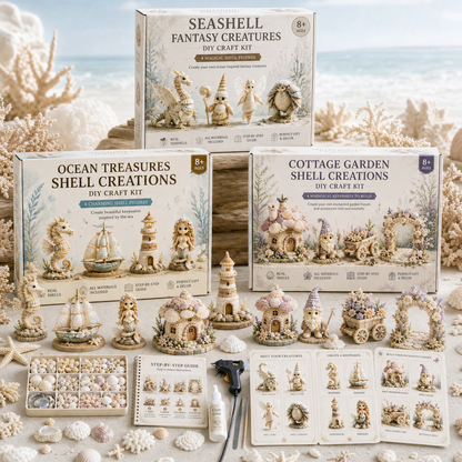 Shellora – Kit de manualidades creativo de conchas marinas