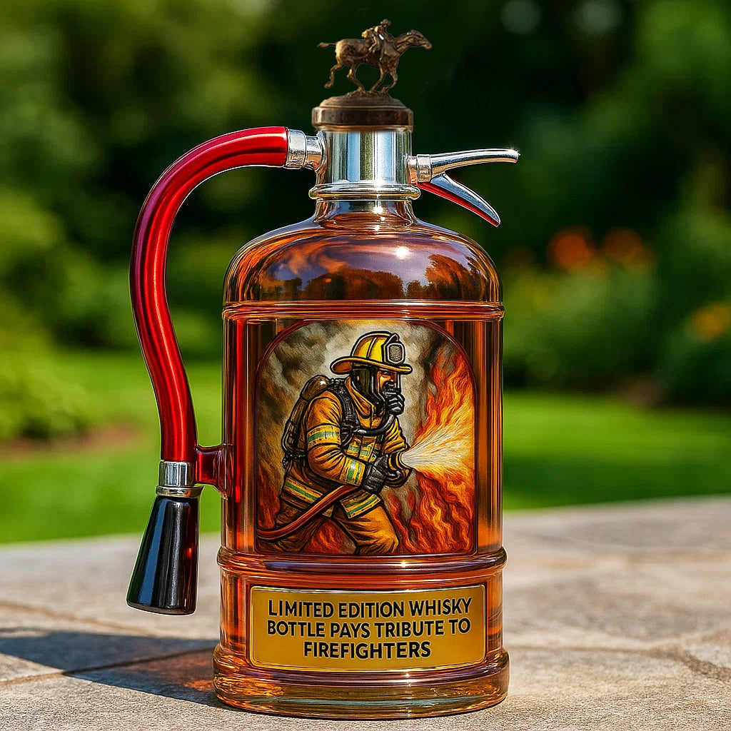 LumeHero – Decantador de whisky con homenaje a los bomberos