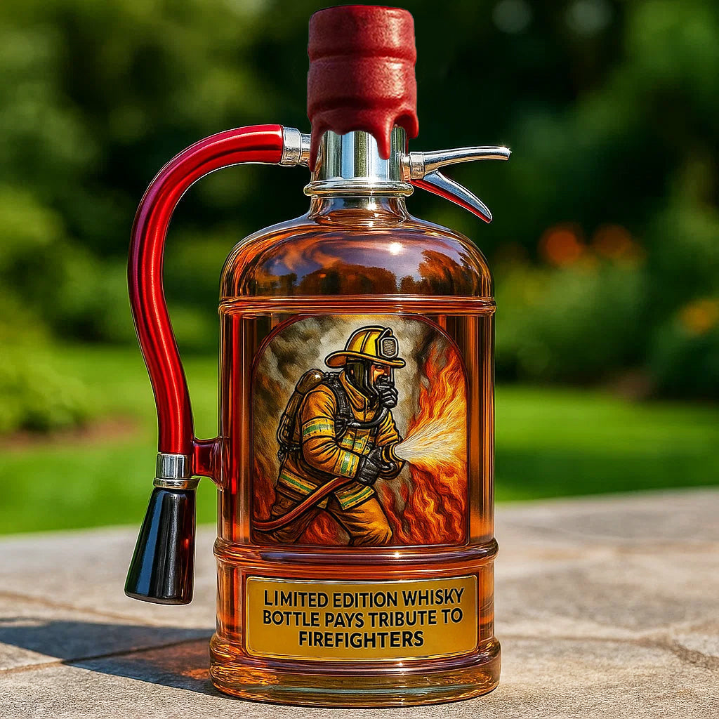 LumeHero – Decantador de whisky con homenaje a los bomberos
