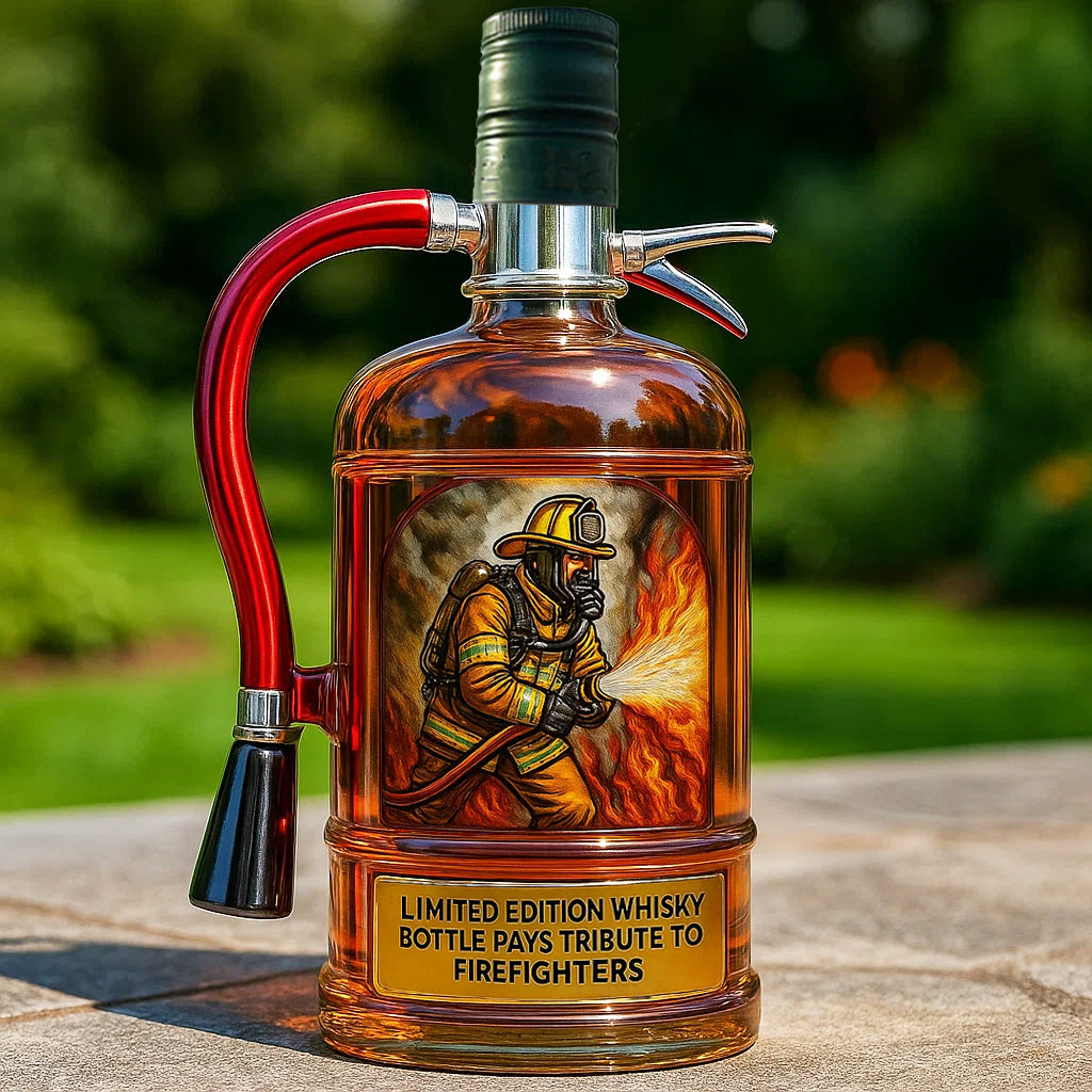 LumeHero – Decantador de whisky con homenaje a los bomberos