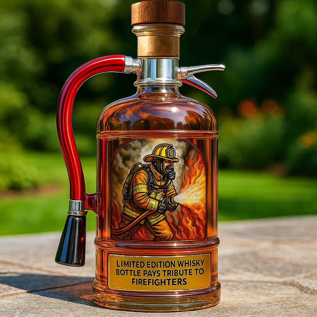 LumeHero – Decantador de whisky con homenaje a los bomberos