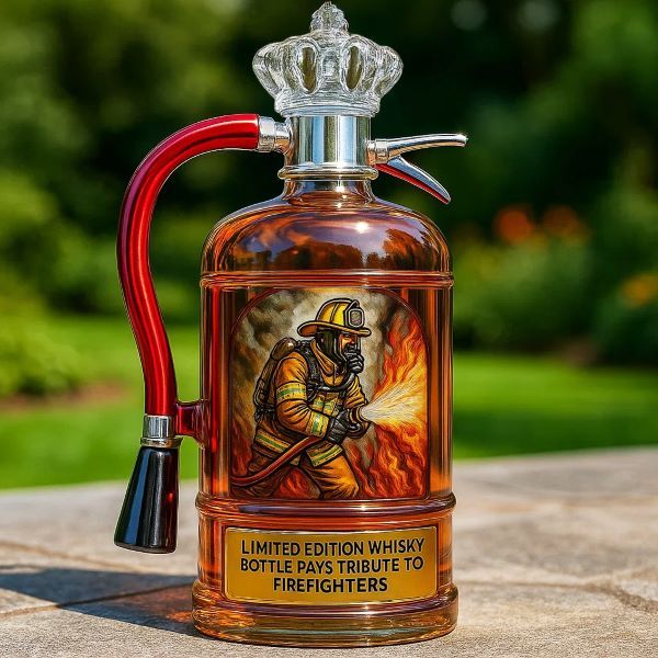 LumeHero – Decantador de whisky con homenaje a los bomberos