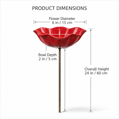 BloomForge – Handgefertigter Blumen-Gartenstecker aus Metall
