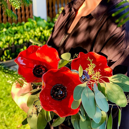 BloomForge – Handgefertigter Blumen-Gartenstecker aus Metall
