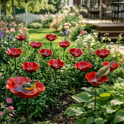 BloomForge – Handgefertigter Blumen-Gartenstecker aus Metall