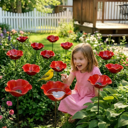 BloomForge – Handgefertigter Blumen-Gartenstecker aus Metall