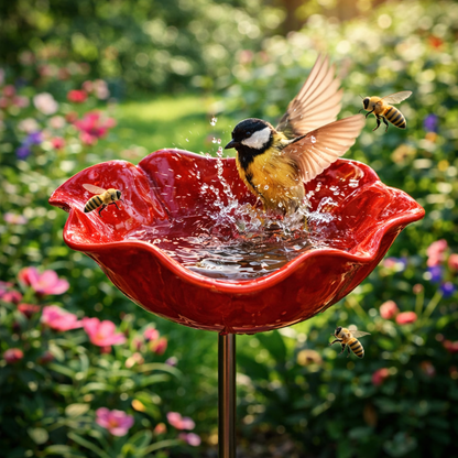 BloomForge – Handgefertigter Blumen-Gartenstecker aus Metall