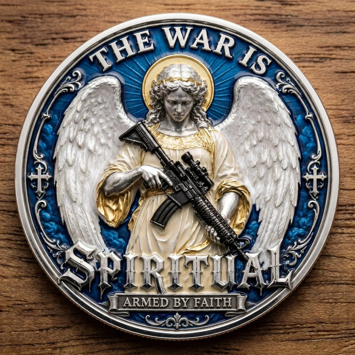 FaithShield – Challenge Coin zur geistlichen Kriegsführung