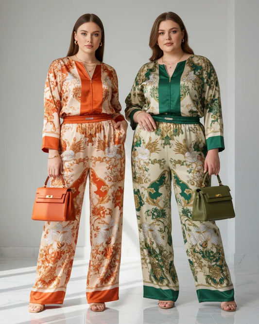 Saori™ – Satin-Set mit elegantem Glanz und mühelosem Komfort