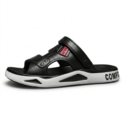 Stratford — Sportliche Pantolette mit verstellbarem Riemen
