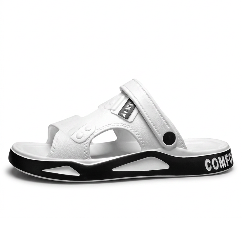 Stratford — Sportliche Pantolette mit verstellbarem Riemen