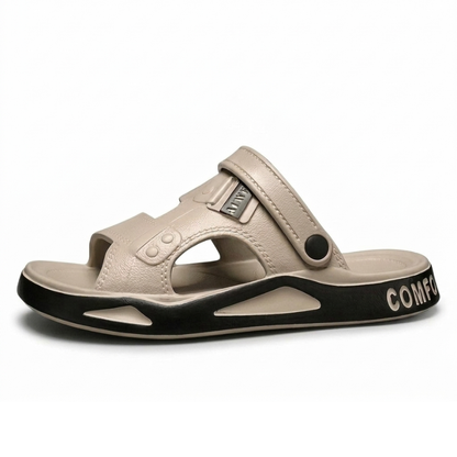 Stratford — Sportliche Pantolette mit verstellbarem Riemen