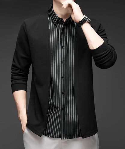 Gianluigi™ – Camisa Cárdigan 2 en 1 de Corte Italiano
