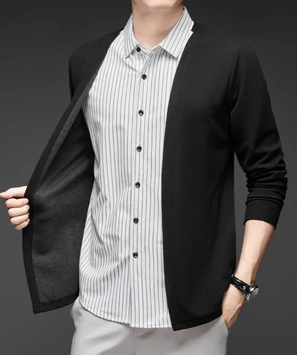 Gianluigi™ – Camisa Cárdigan 2 en 1 de Corte Italiano