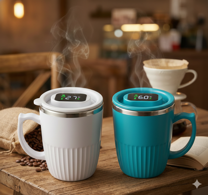 ThermoGlow – Taza con pantalla LED de temperatura