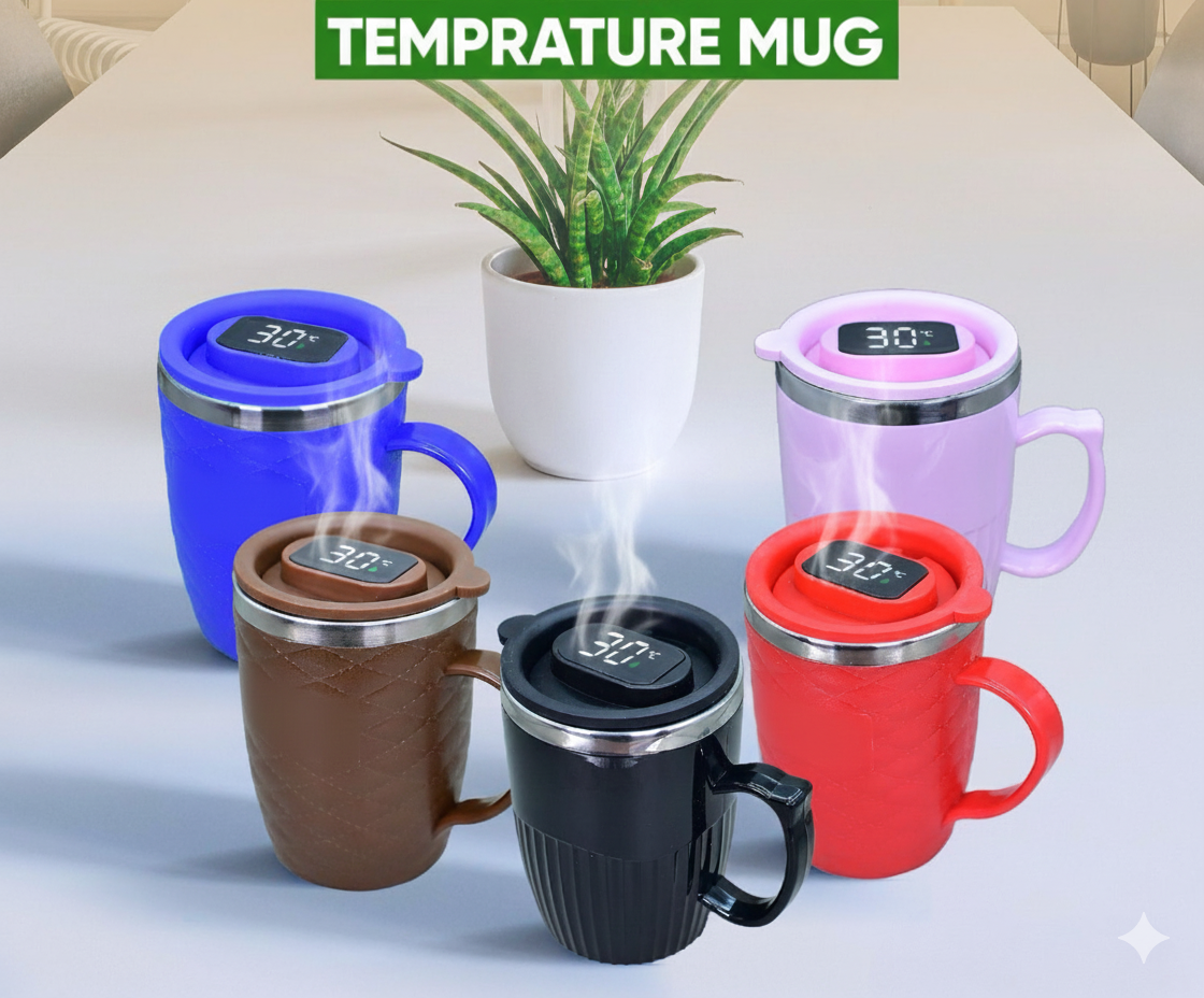ThermoGlow – Taza con pantalla LED de temperatura