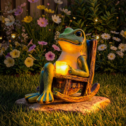 FrogGlow – Solar-Gartenleuchte Frosch