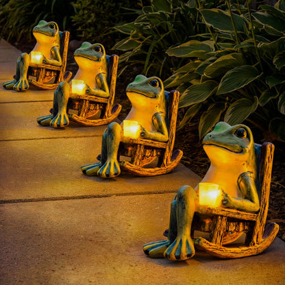 FrogGlow – Solar-Gartenleuchte Frosch