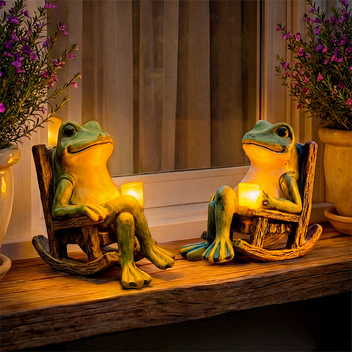 FrogGlow – Solar-Gartenleuchte Frosch