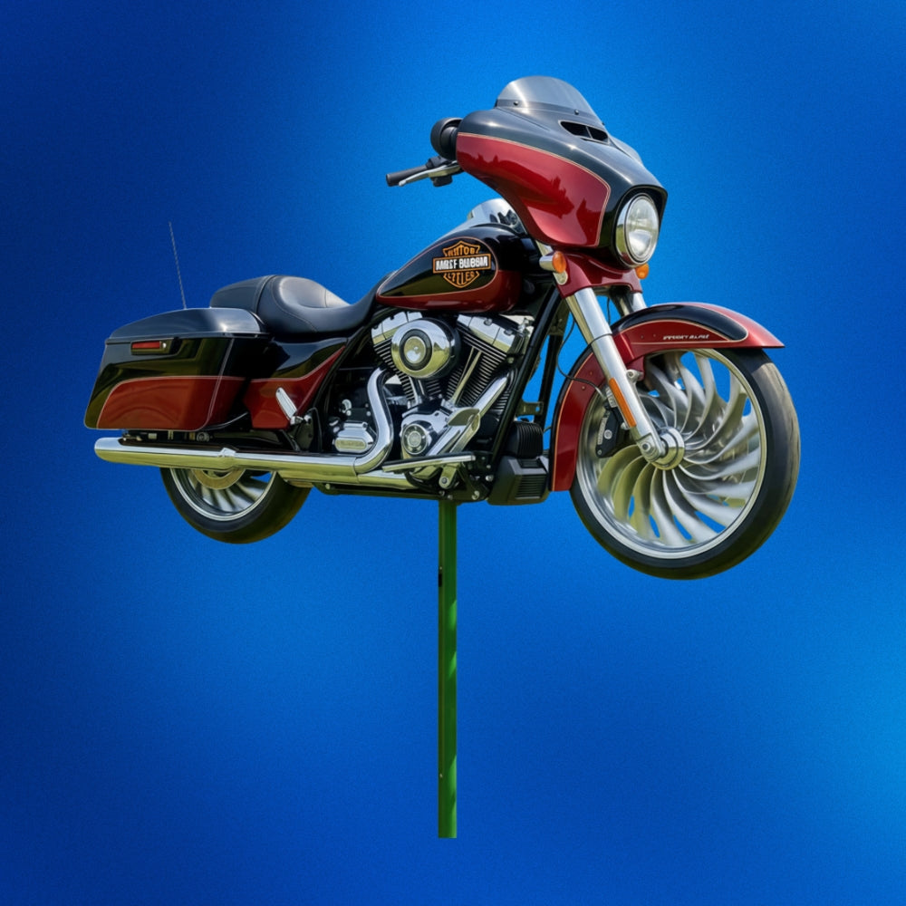 RideSpin – Veleta de jardín Harley-Davidson para motocicletas