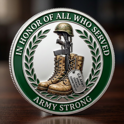 FreedomHonor – Moneda de colección tributo al ejército de EE. UU.