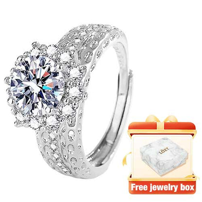 RoyalArrow – Anillo con ocho corazones y flechas