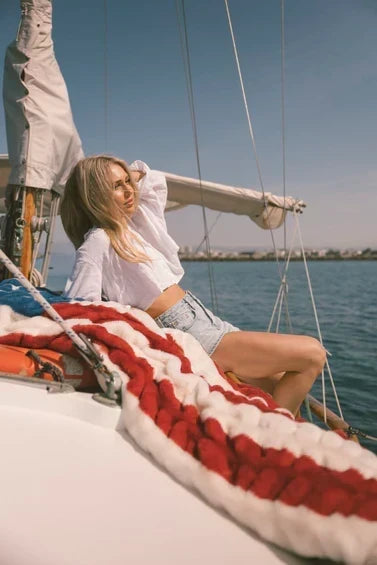 PatriotWrap - Manta polar con la bandera estadounidense