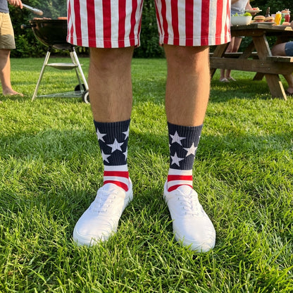 StarStripe – Calcetines patrióticos con la bandera estadounidense