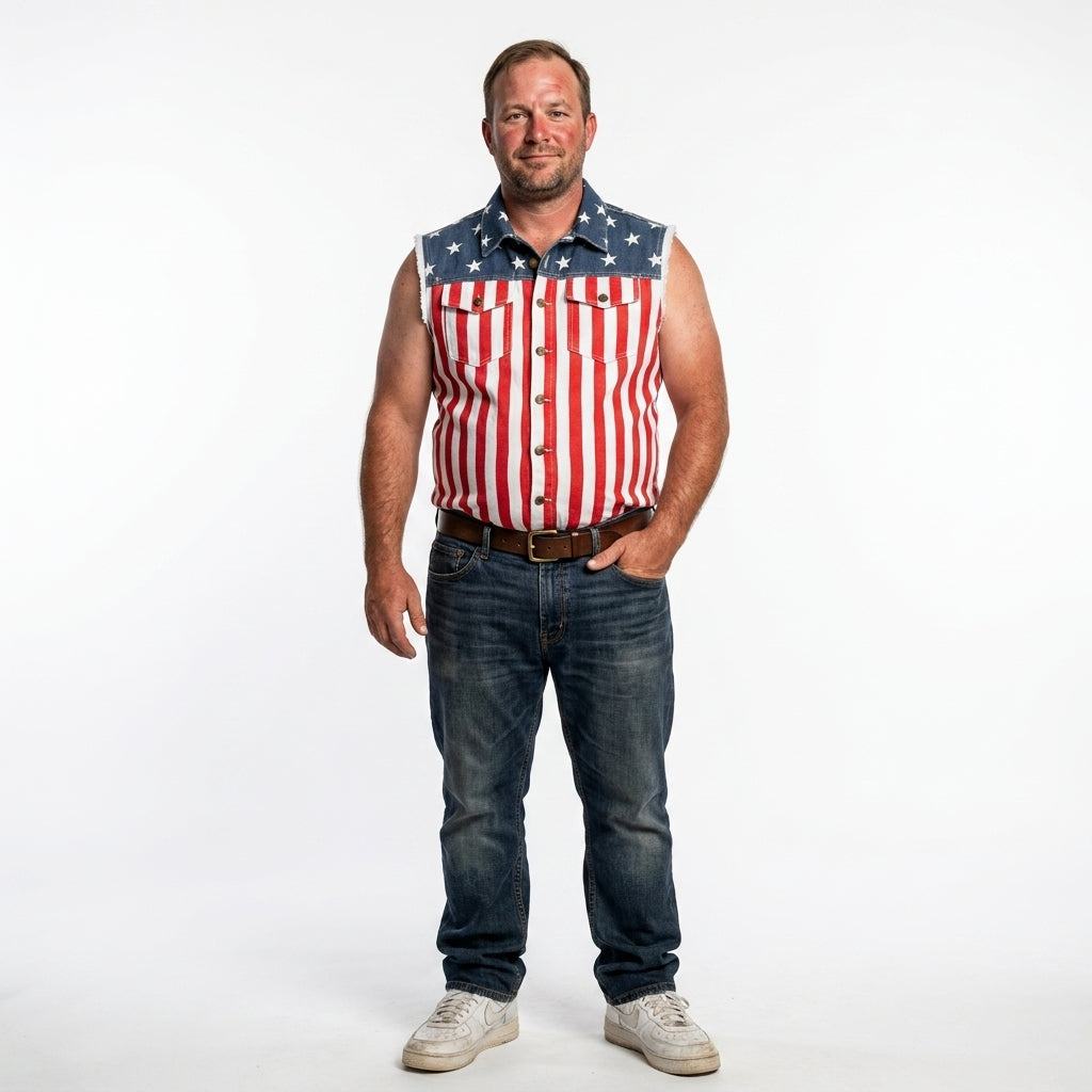 LibertyVest – Chaleco patriótico con la bandera estadounidense