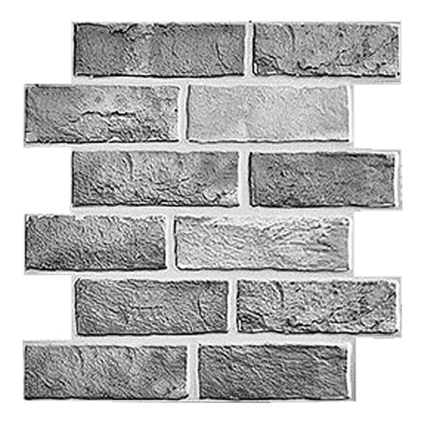 BrickCraft - Papel pintado autoadhesivo 3D con diseño de ladrillo