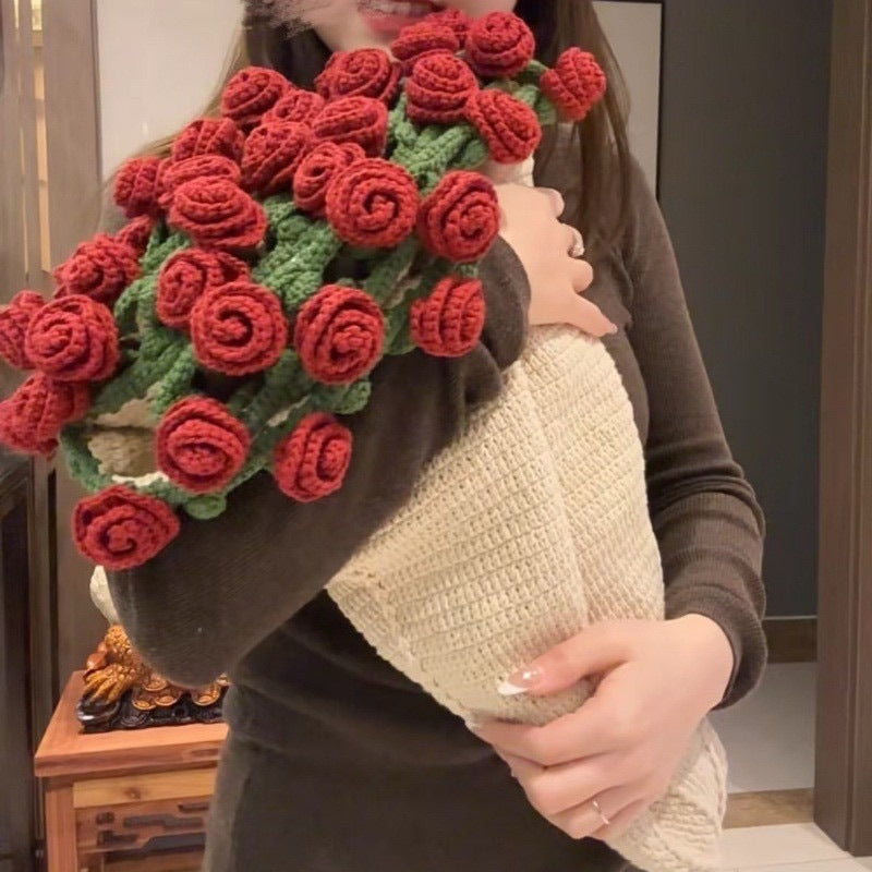 CozyBloom – DIY-Set für handgestrickte Rosendecke