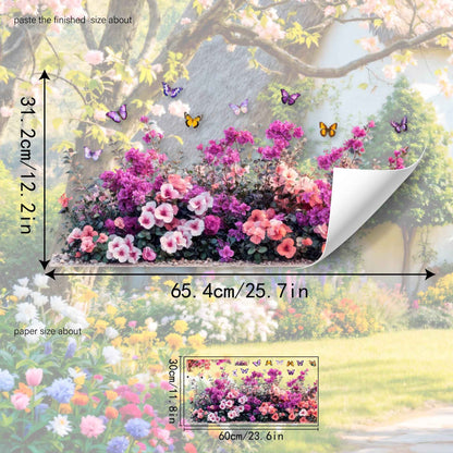 FloraGlow – Vinilo Decorativo de Flores Vibrantes para Ventana