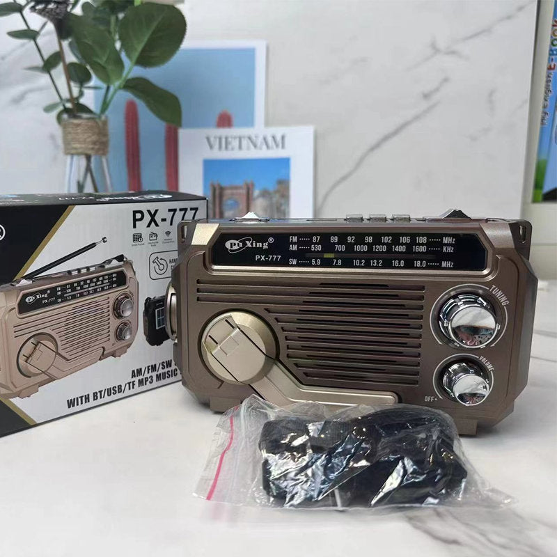 SolarWave – Radio solar Bluetooth Energía y música en cualquier lugar