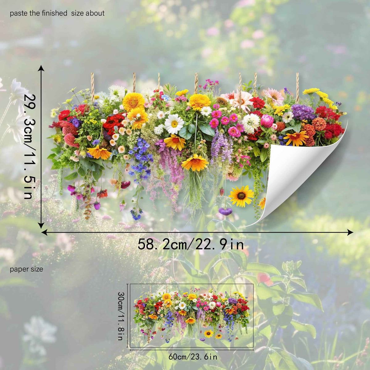 FloraGlow – Vinilo Decorativo de Flores Vibrantes para Ventana