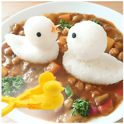 KawaiiBite - Set de moldes de sushi y onigiri lindos