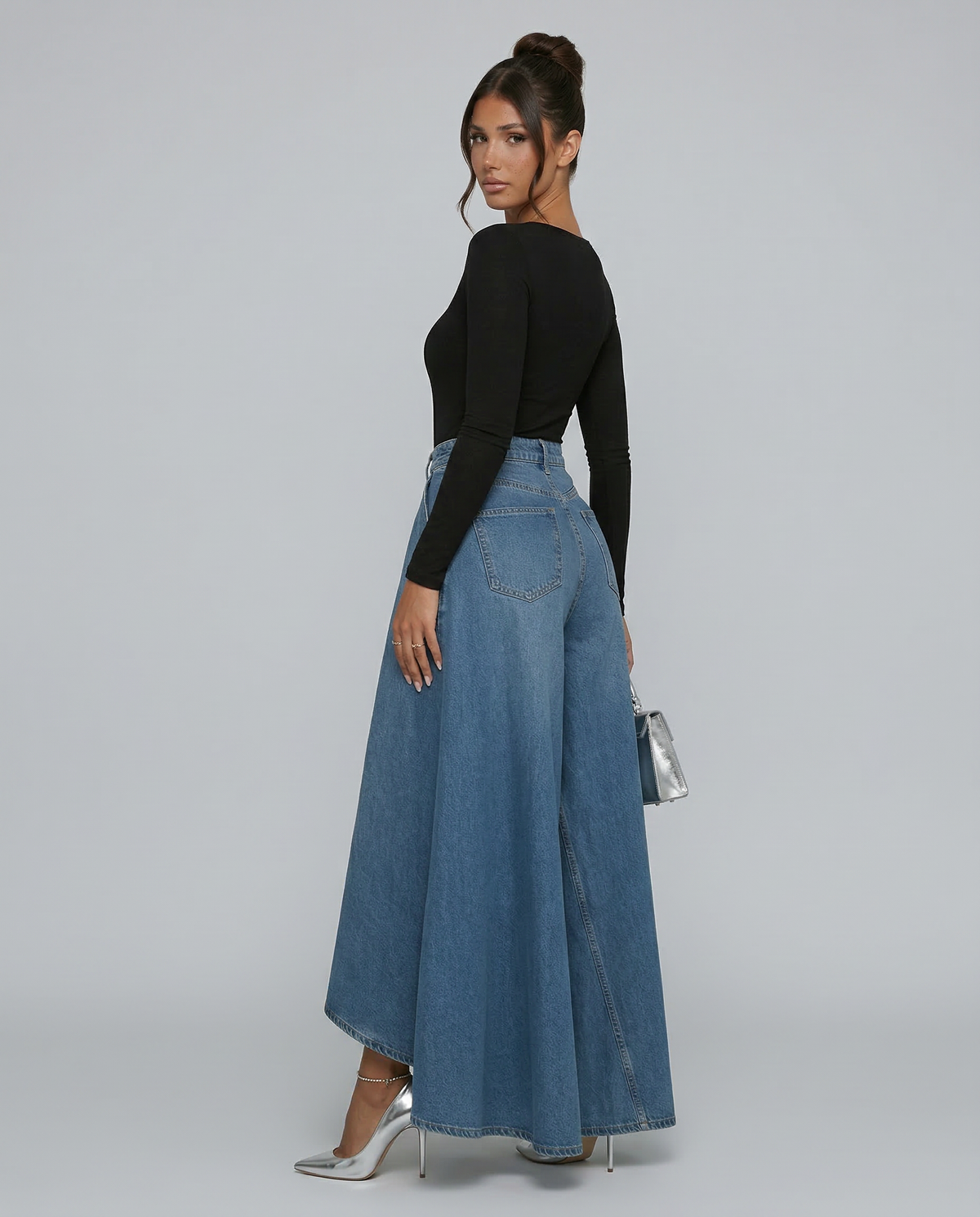 DreamDrape - Pantalones Fluidos de Pierna Ancha
