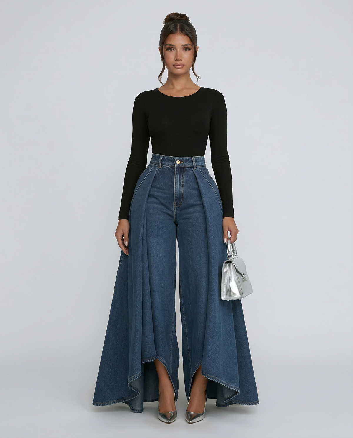DreamDrape - Pantalones Fluidos de Pierna Ancha